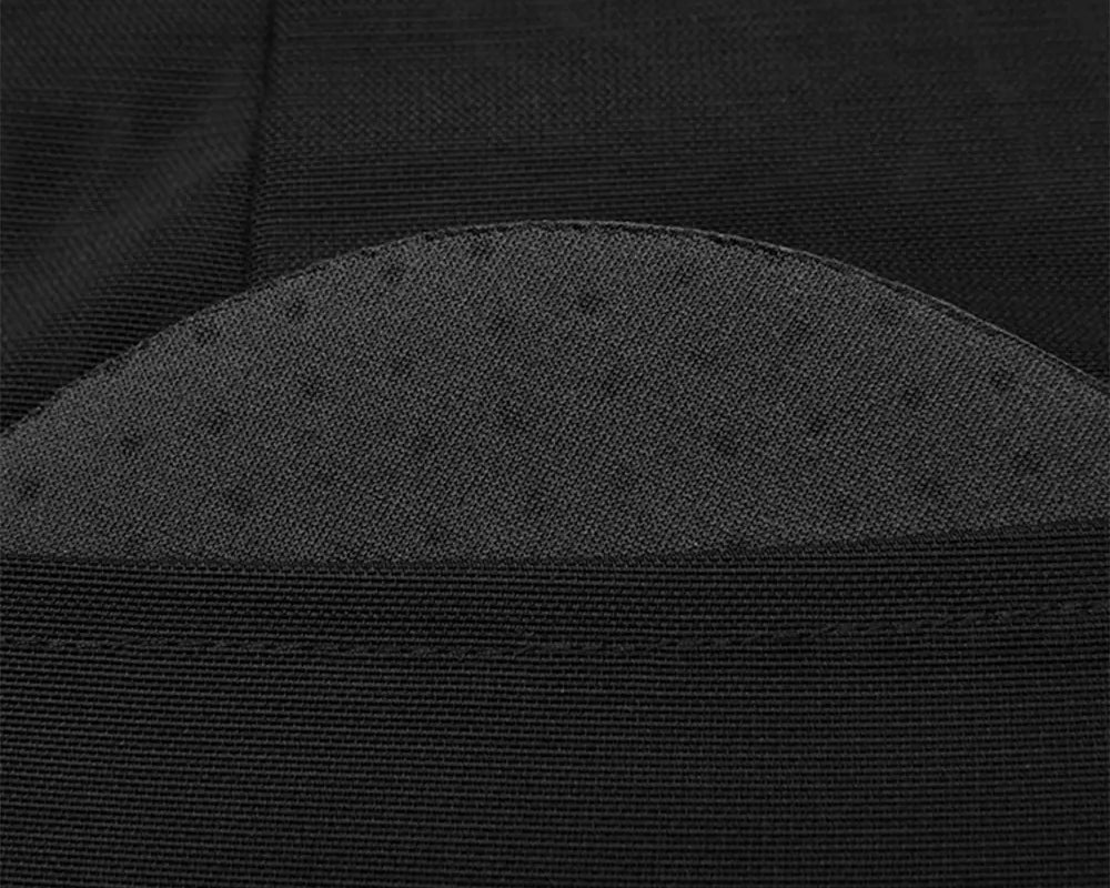 NEWYORKLISTED Intimate Apparel: Close-up of a black fabric texture with a subtle pattern