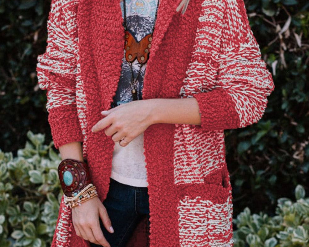 NEWYORKLISTED STYLE COLLECTION: Open Front Longline Belted Cardigan