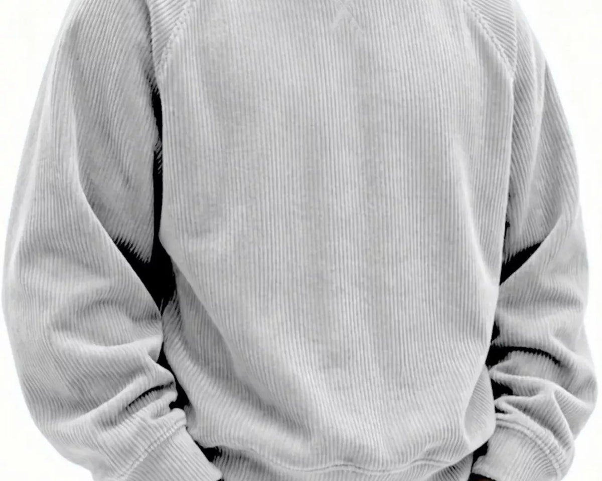 NEWYORKLISTED ATLAS MEN'S COLLECTION – Men's corduroy crew-neck sweatshirt, product image 10