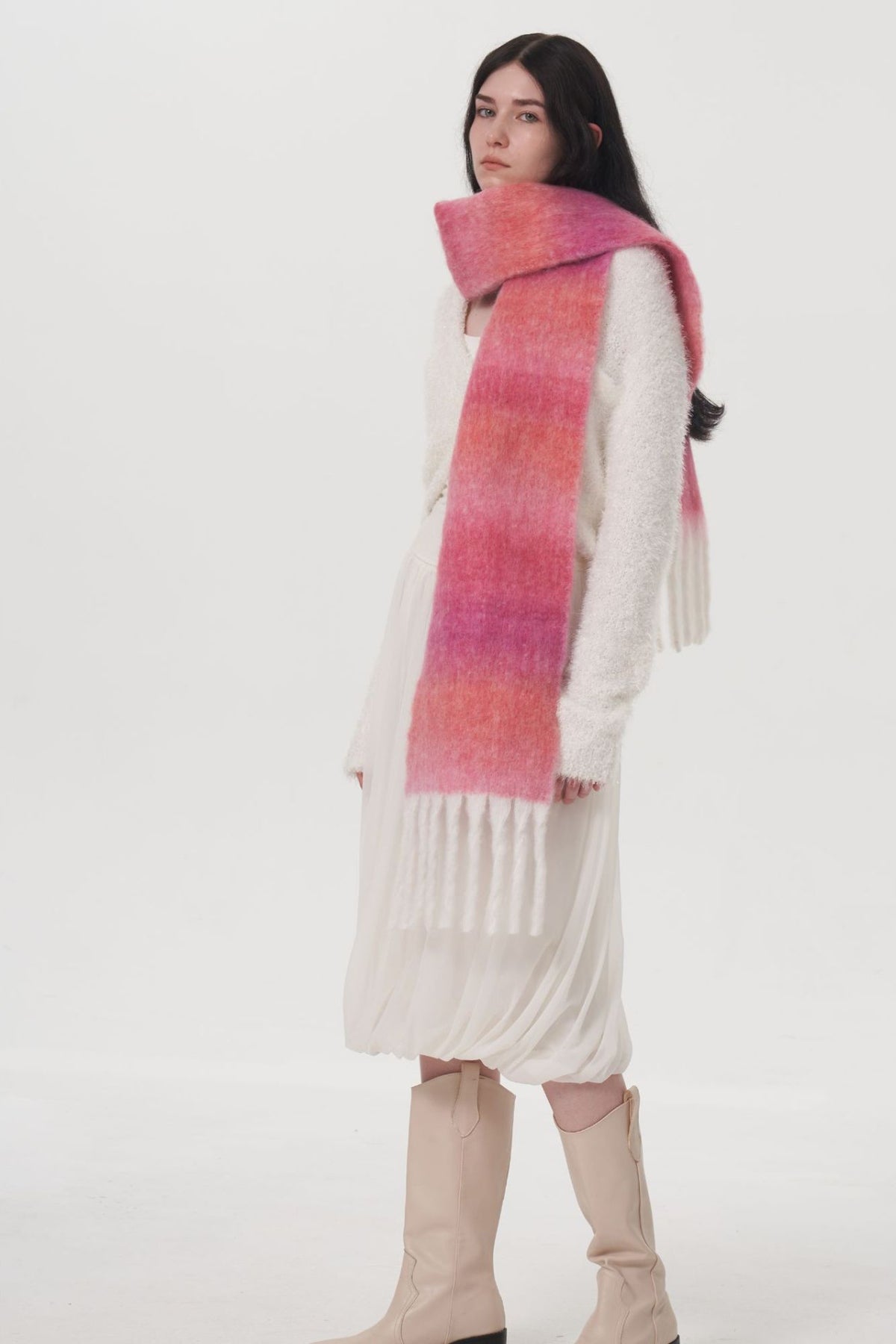 NEWYORKLISTED STYLE COLLECTION: Thermal Fringe Scarf - NEWYORKLISTED