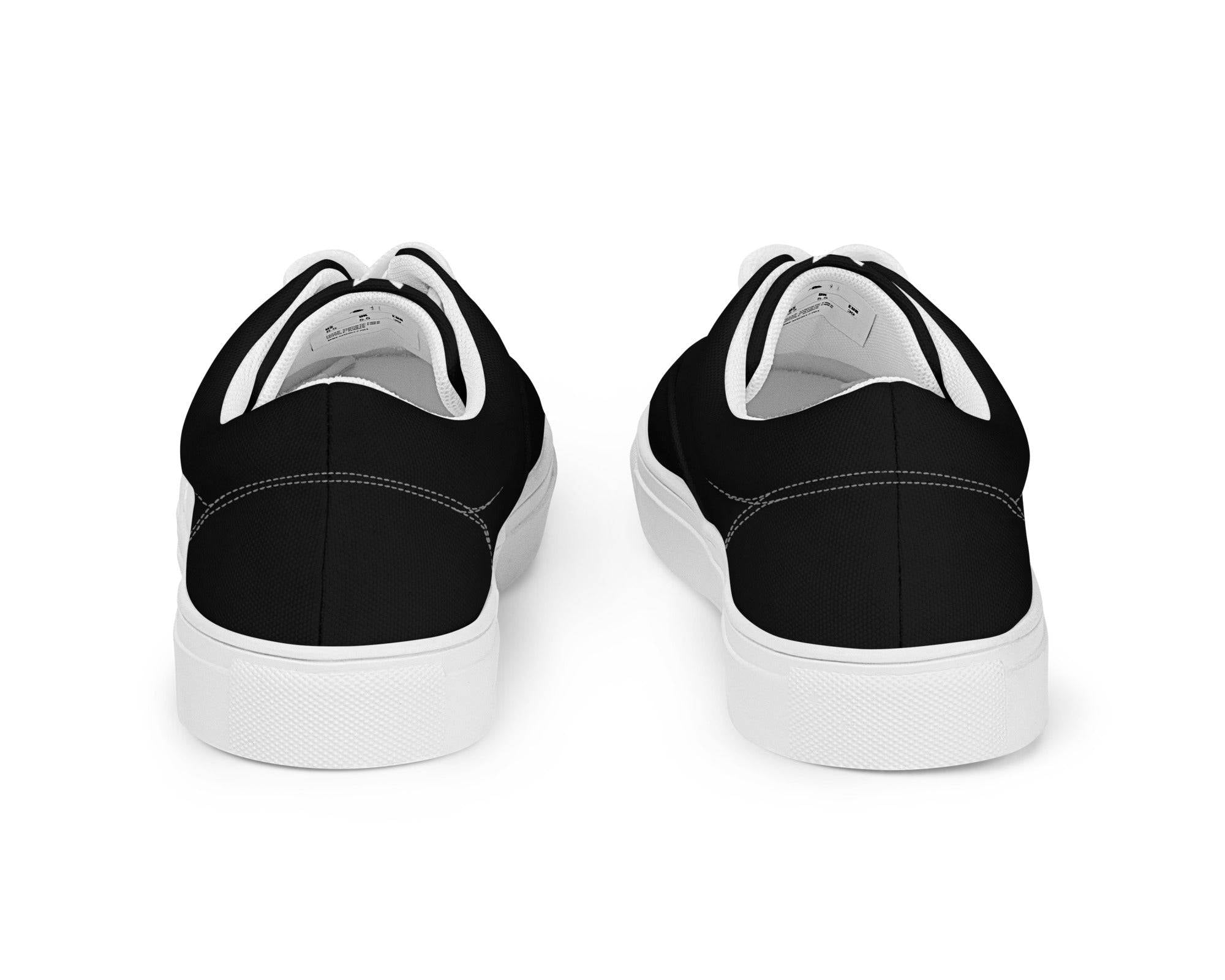 NEWYORKLISTED STYLE COLLECTION: MEN'S BACK IN BLACK CANVAS SHOE - NEWYORKLISTED