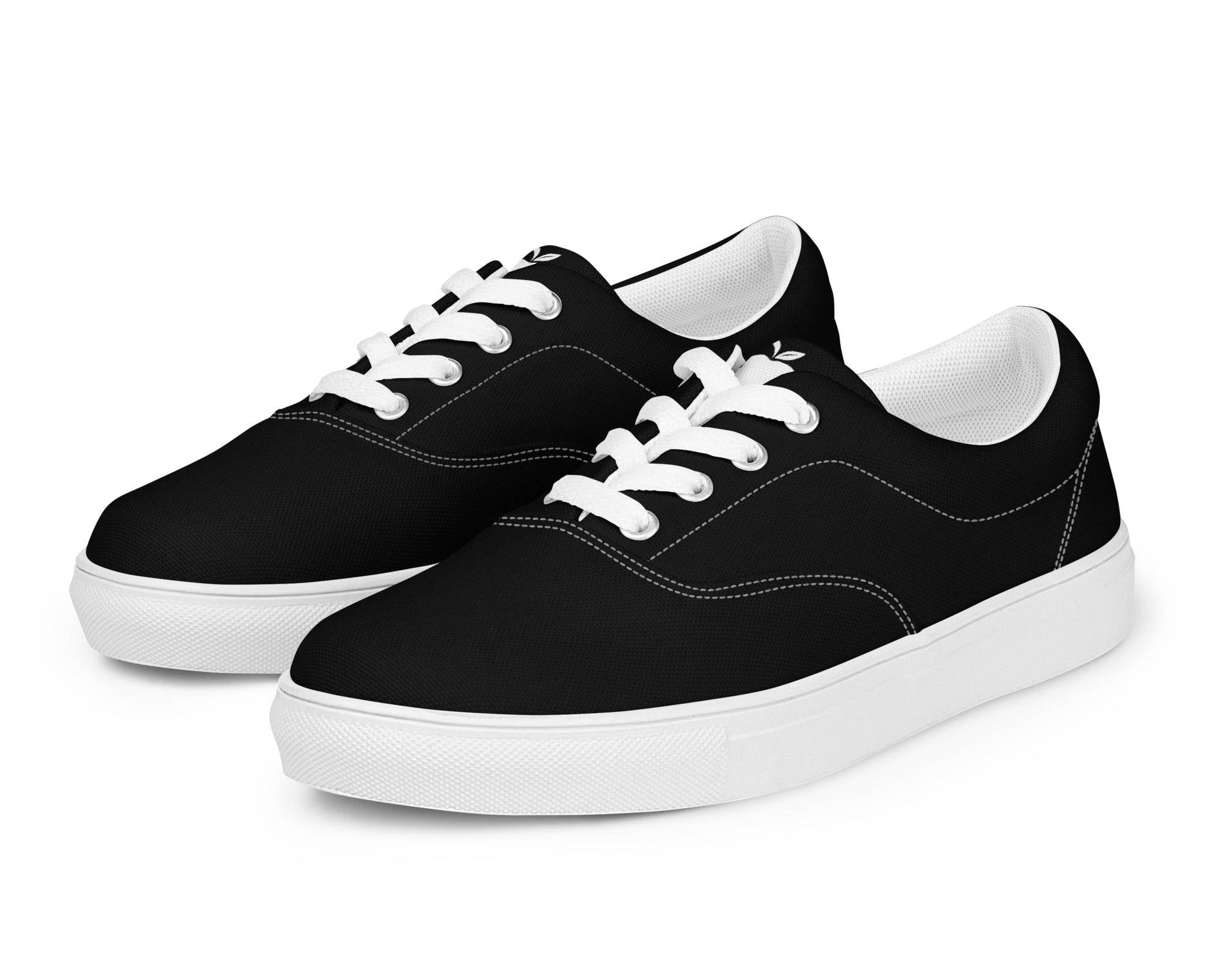 NEWYORKLISTED STYLE COLLECTION: MEN'S BACK IN BLACK CANVAS SHOE - NEWYORKLISTED