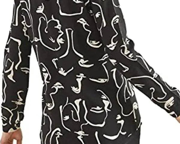 NEWYORKLISTED Modern Art Fashion Long Sleeve Shirt - NEWYORKLISTED