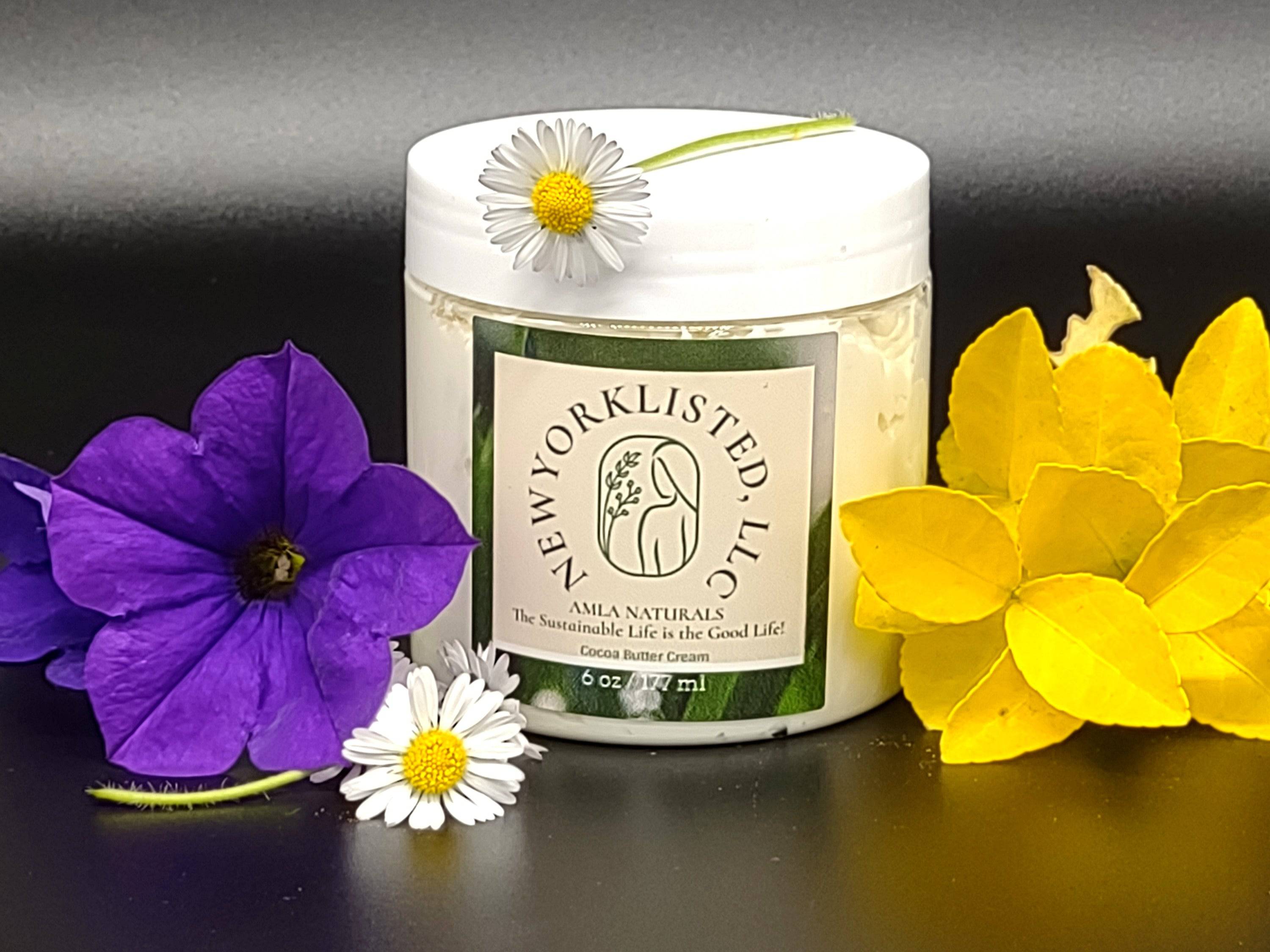 AMLA NATURALS Cocoa Butter in 6-ounce jar