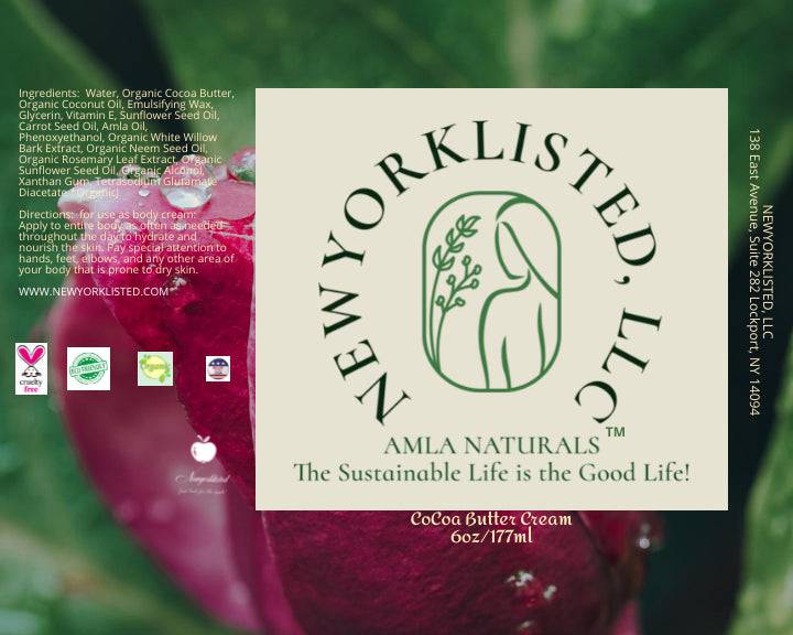 AMLA NATURALS Cocoa Butter Cream - NEWYORKLISTED