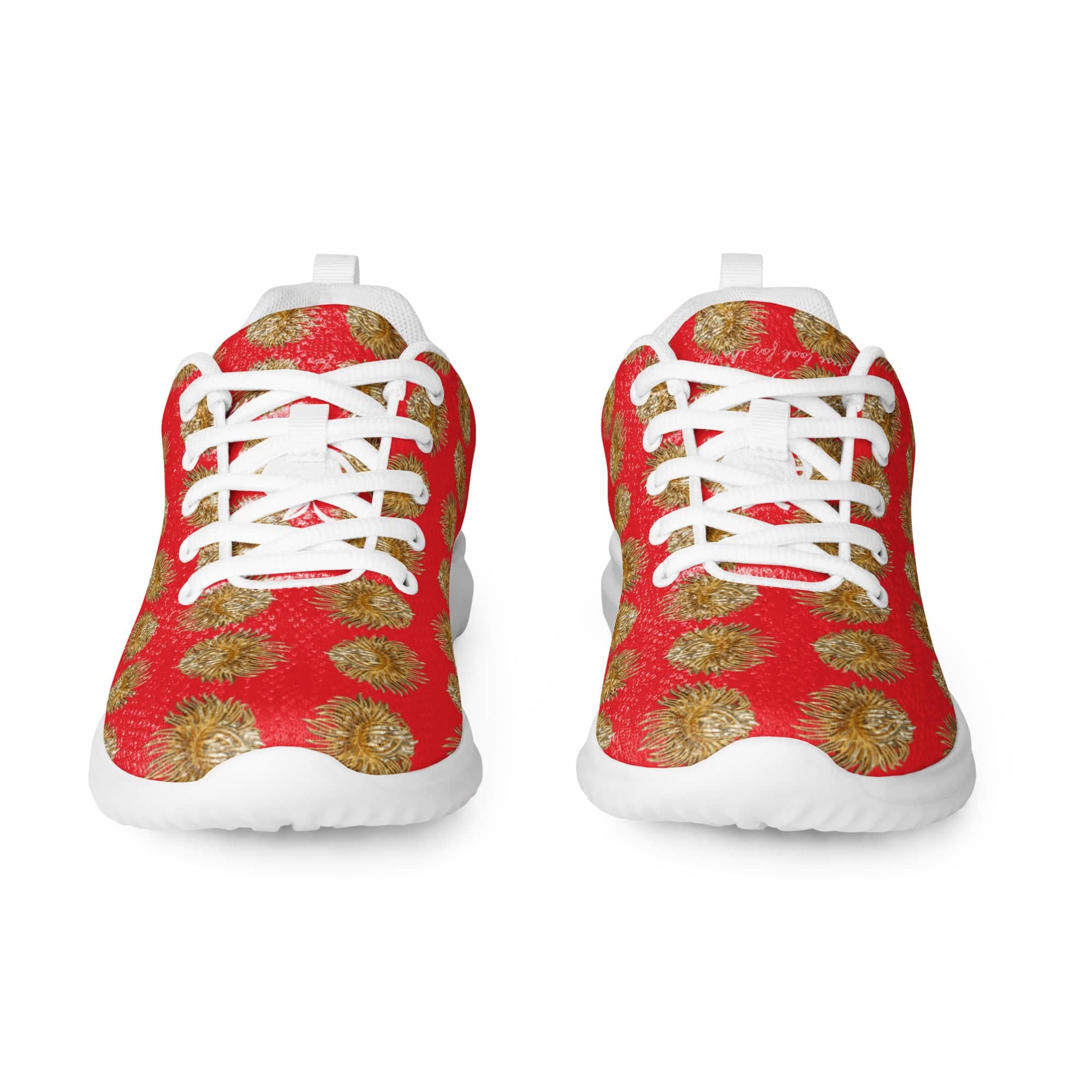 NEWYORKLISTED Style Collection: Red and Gold Athletic Shoes - NEWYORKLISTED