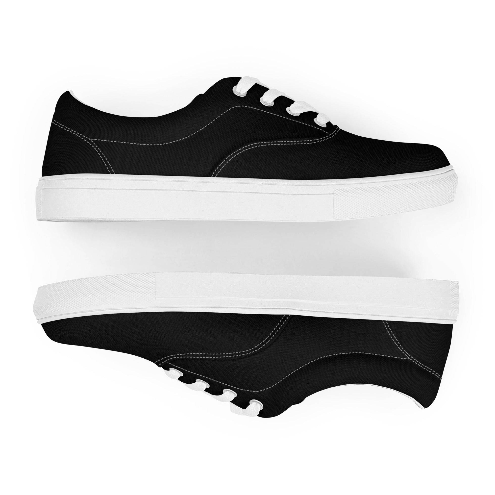 NEWYORKLISTED STYLE COLLECTION: WOMEN'S BACK in BLACK EVERYDAY CANVAS SHOE - NEWYORKLISTED