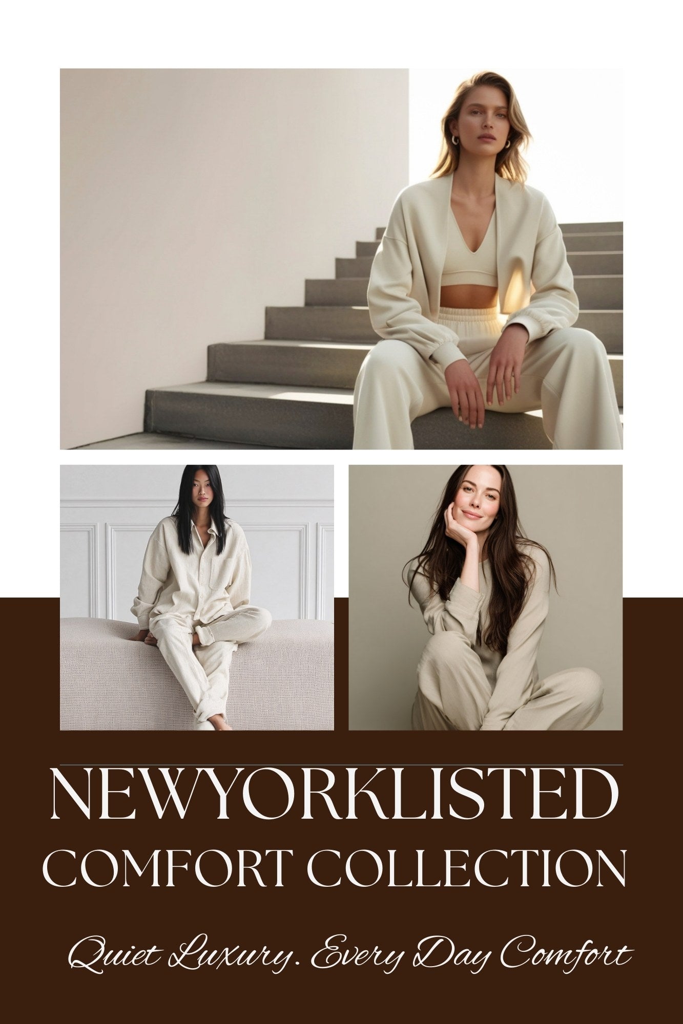 NEWYORKLISTED Comfort Collection | Quiet Luxury & Everyday Comfort