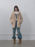 Clouds of Smoke Become Rain Imported Tuscan Hooded Sheepskin - NEWYORKLISTED