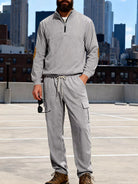 NEWYORKLISTED ATLAS MEN'S COLLECTION – Men's casual long-sleeve top and pants two-piece set, product image 3