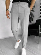NEWYORKLISTED ATLAS MEN's COLLECTION: Men's Full Size Drawstring Casual Pants
