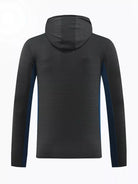 Men’s plus size athletic fit raglan sleeve hoodie from the NEWYORKLISTED ATLAS MEN’S COLLECTION, lightweight cotton stretch hoodie.