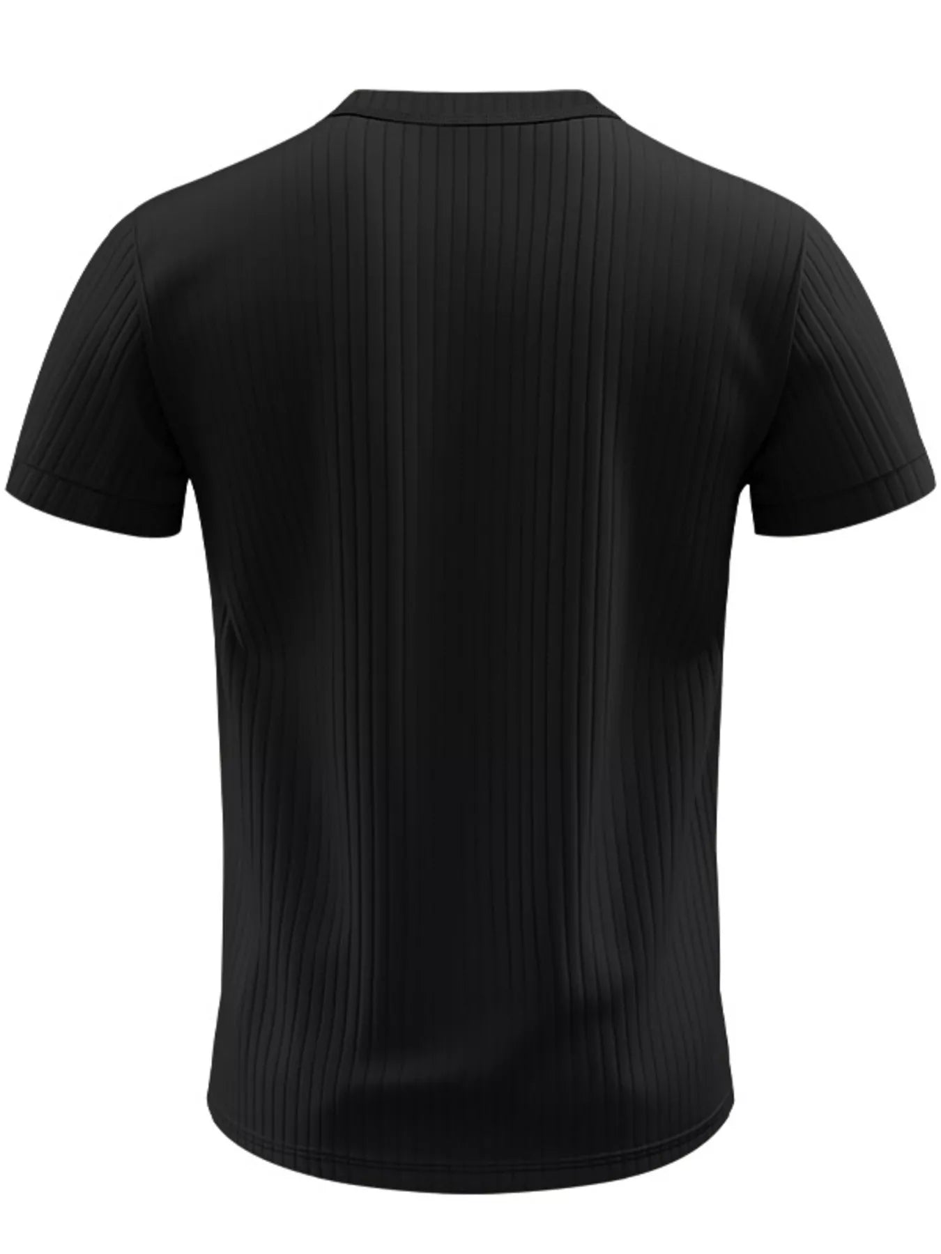 NEWYORKLISTED ATLAS MEN'S COLLECTION: Black t-shirt on a white background