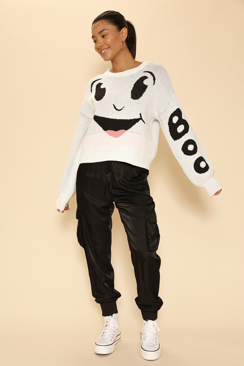 Ghost Halloween Sweater - NEWYORKLISTED