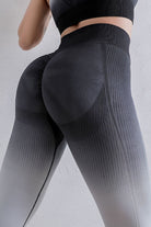 Gradient High Waist Sports Leggings - NEWYORKLISTED
