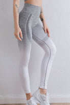 Gradient High Waist Sports Leggings - NEWYORKLISTED