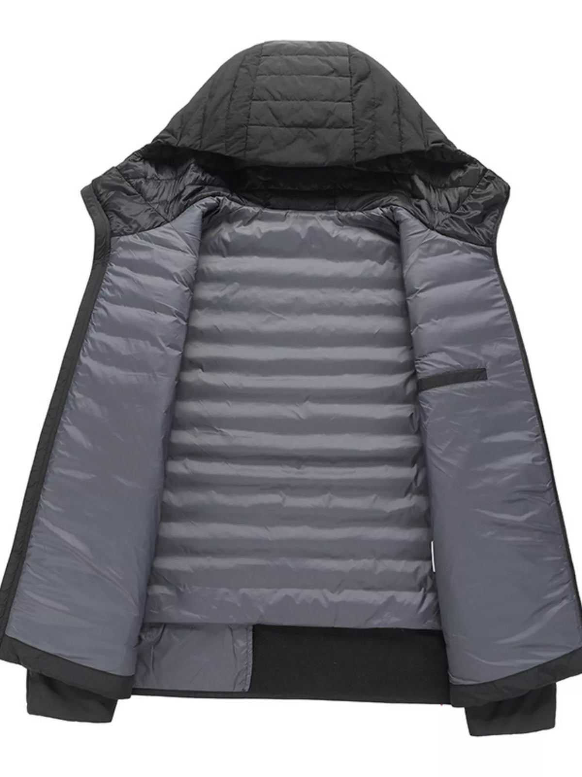 NEWYORKLISTED ATLAS MEN'S COLLECTION – Men's lightweight hooded puffer jacket, product image 2