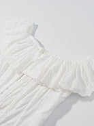 NEWYORKLISTED STYLE COLLECTION: White lace top on a light gray background