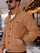 NEWYORKLISTED ATLAS MEN'S COLLECTION – Men's corduroy button-down jacket, product image 5