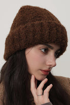 Solid Color Thermal Knit Hat - NEWYORKLISTED