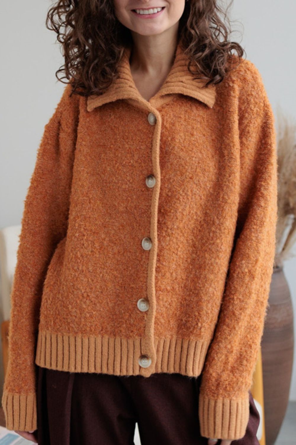 NEWYORKLISTED STYLE COLLECTION: Button Down Long Sleeve Cardigan - NEWYORKLISTED