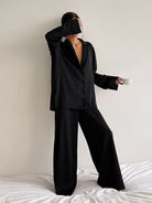 NEWYORKLISTED Intimate Apparel Collection: black pajamas 