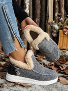 NEWYORKLISTED STYLE COLLECTION: Furry Suede Comfort Flats - NEWYORKLISTED