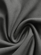 Close-up of dark gray fabric with folds