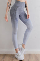 Gradient High Waist Sports Leggings - NEWYORKLISTED