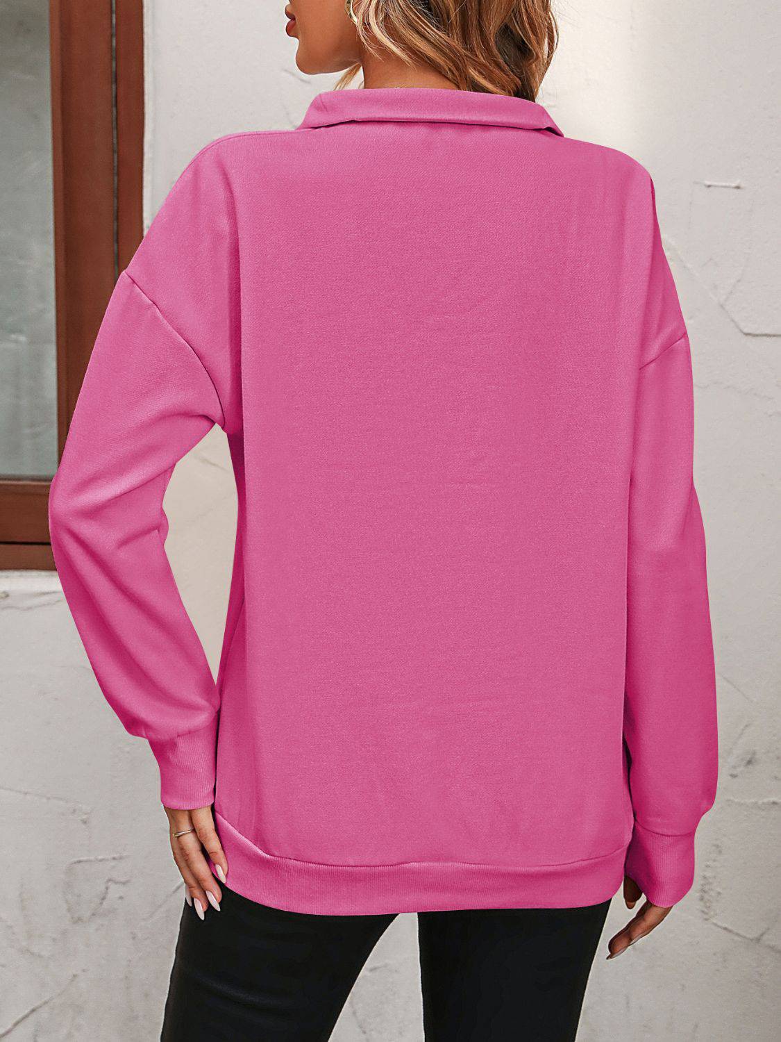 NEWYORKLISTED STYLE COLLECTION: Dropped Shoulder Sweatshirt - NEWYORKLISTED