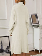 NEWYORKLISTED STYLE COLLECTION: Open Front Cardigan Sweater Dress Set - NEWYORKLISTED