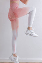 Gradient High Waist Sports Leggings - NEWYORKLISTED