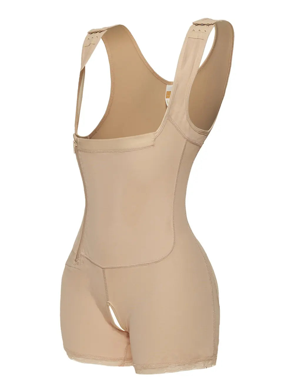 NEWYORKLISTED Intimate Apparel: Beige shapewear garment on a white background
