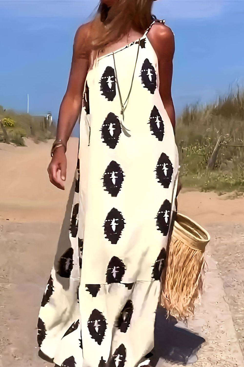 NEWYORKLISTED STYLE COLLECTION: Beach Ready Single Shoulder Maxi Dress - NEWYORKLISTED