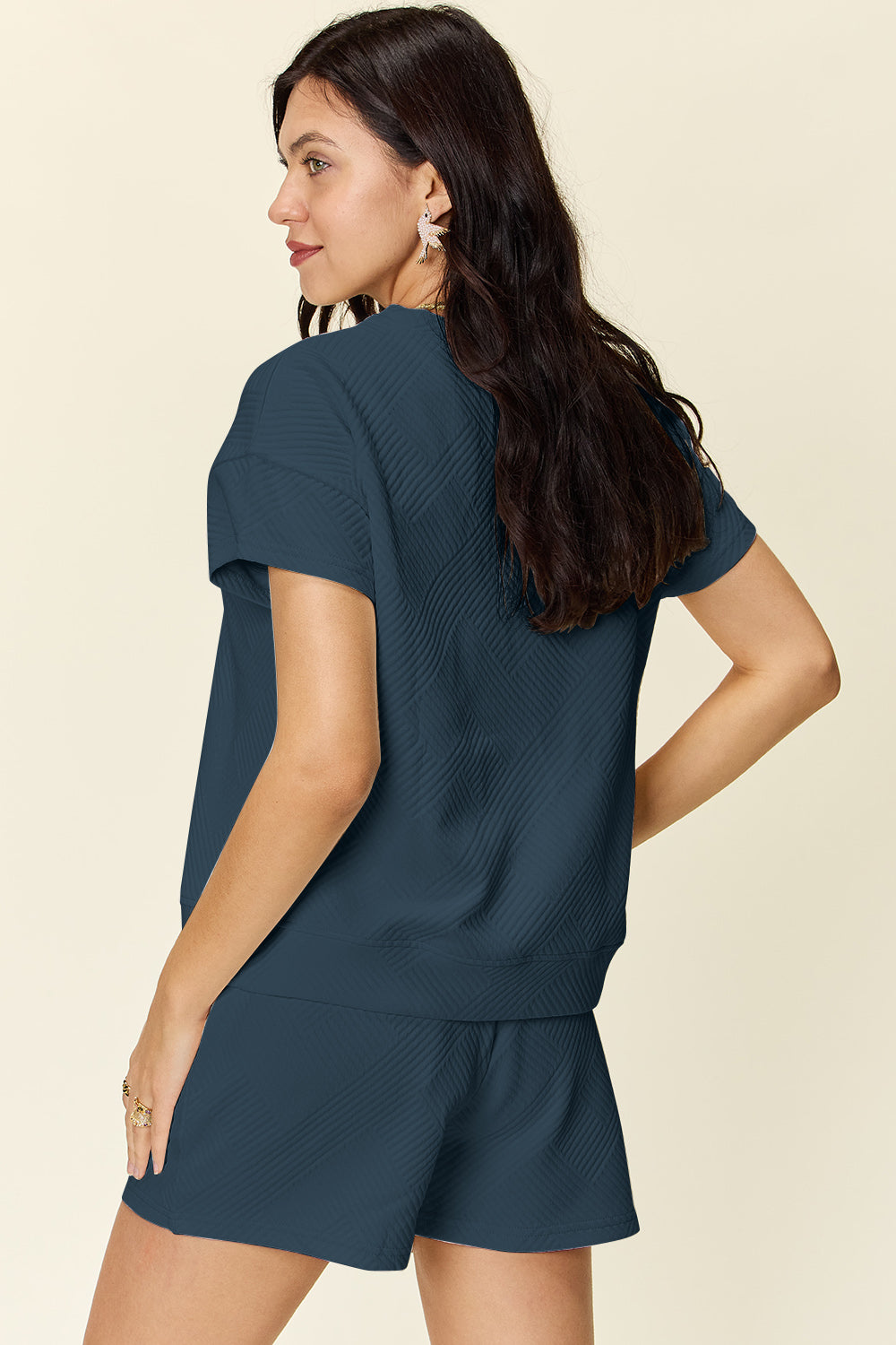 NEWYORKLISTED STYLE COLLECTION: Short Sleeve T-Shirt and Drawstring Shorts Set - NEWYORKLISTED