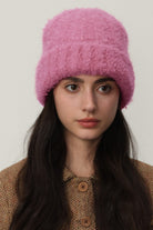 Solid Color Thermal Knit Hat - NEWYORKLISTED