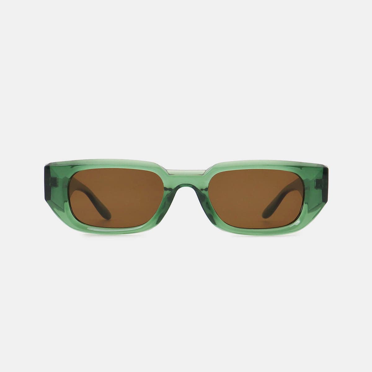 NEWYORKLISTED Colored Frame Rectangle Sunglasses - NEWYORKLISTED