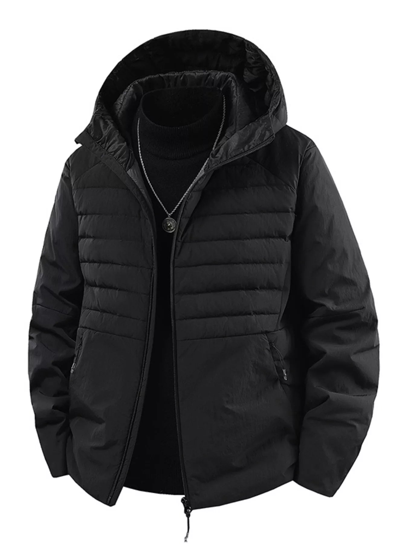 NEWYORKLISTED ATLAS MEN'S COLLECTION – Men's lightweight hooded puffer jacket, product image 1