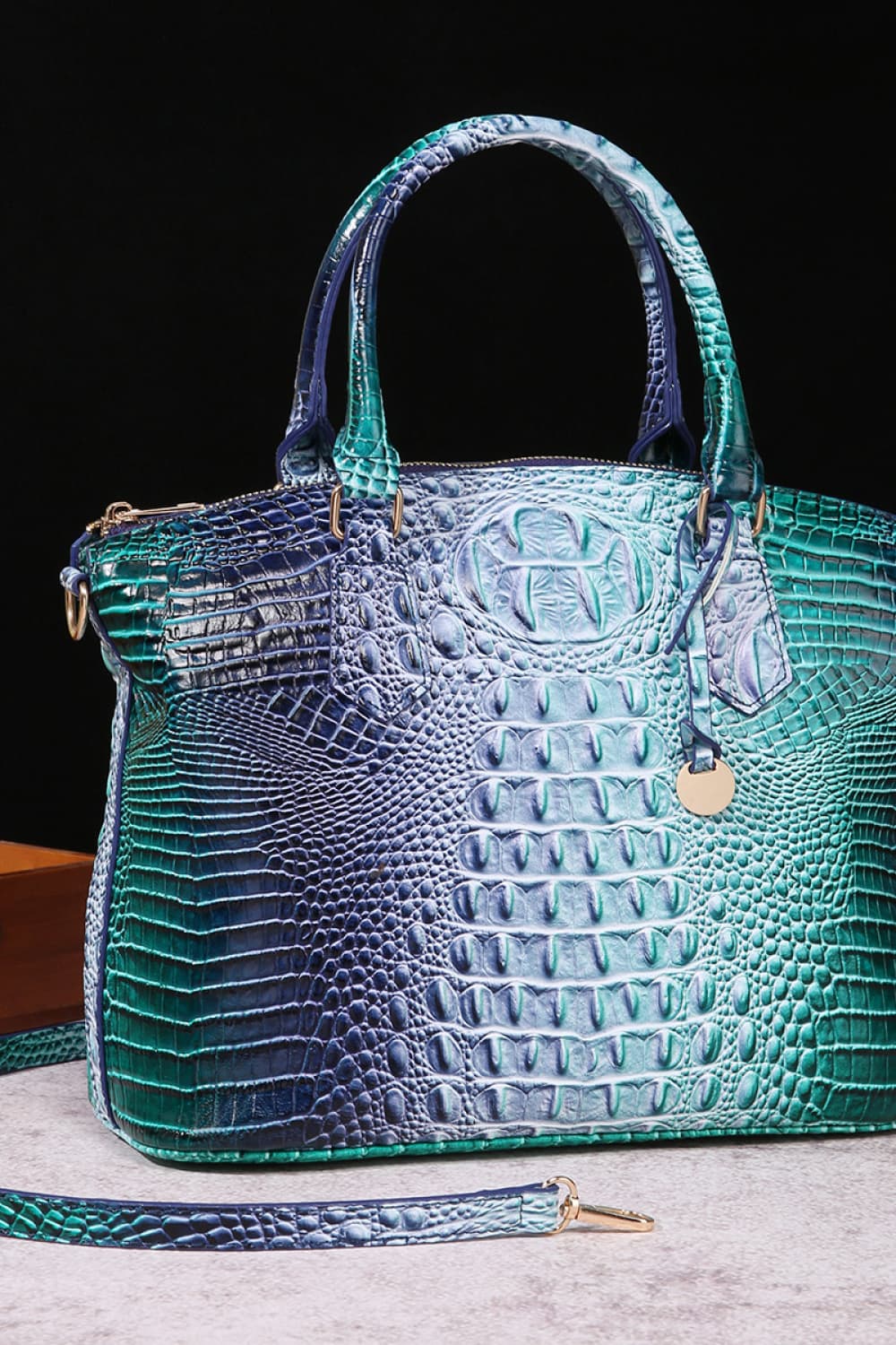 NEWYORKLISTED STYLE COLLECTION: Rainbow Gradient Vegan Leather Handbag - NEWYORKLISTED