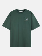 NEWYORKLISTED ATLAS MEN'S COLLECTION Green t-shirt with a small logo on a light gray background