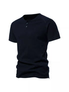 NEWYORKLISTED ATLAS MEN'S COLLECTION: Black t-shirt on a white background