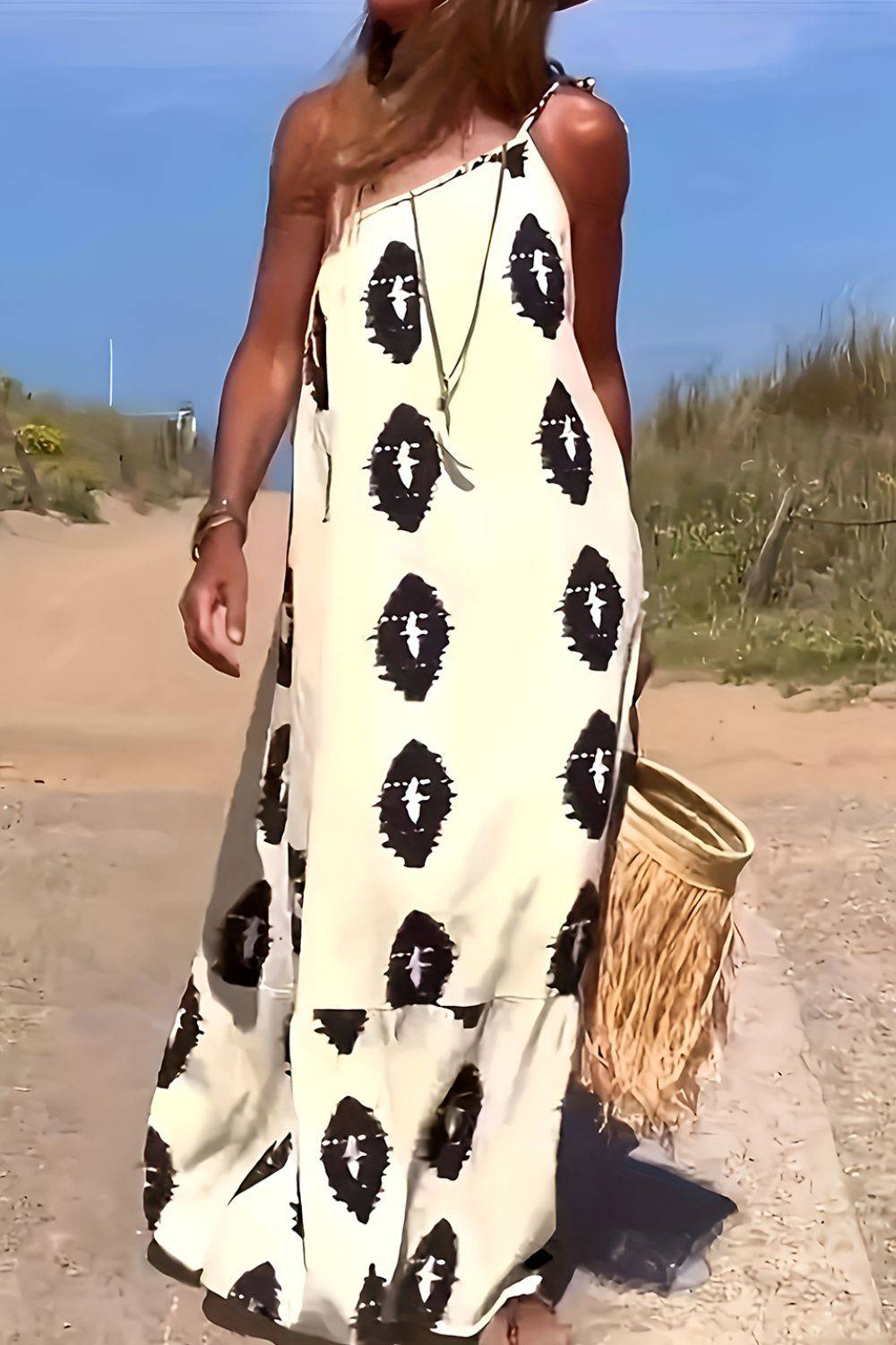 NEWYORKLISTED STYLE COLLECTION: Beach Ready Single Shoulder Maxi Dress - NEWYORKLISTED