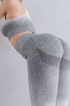 Gradient High Waist Sports Leggings - NEWYORKLISTED
