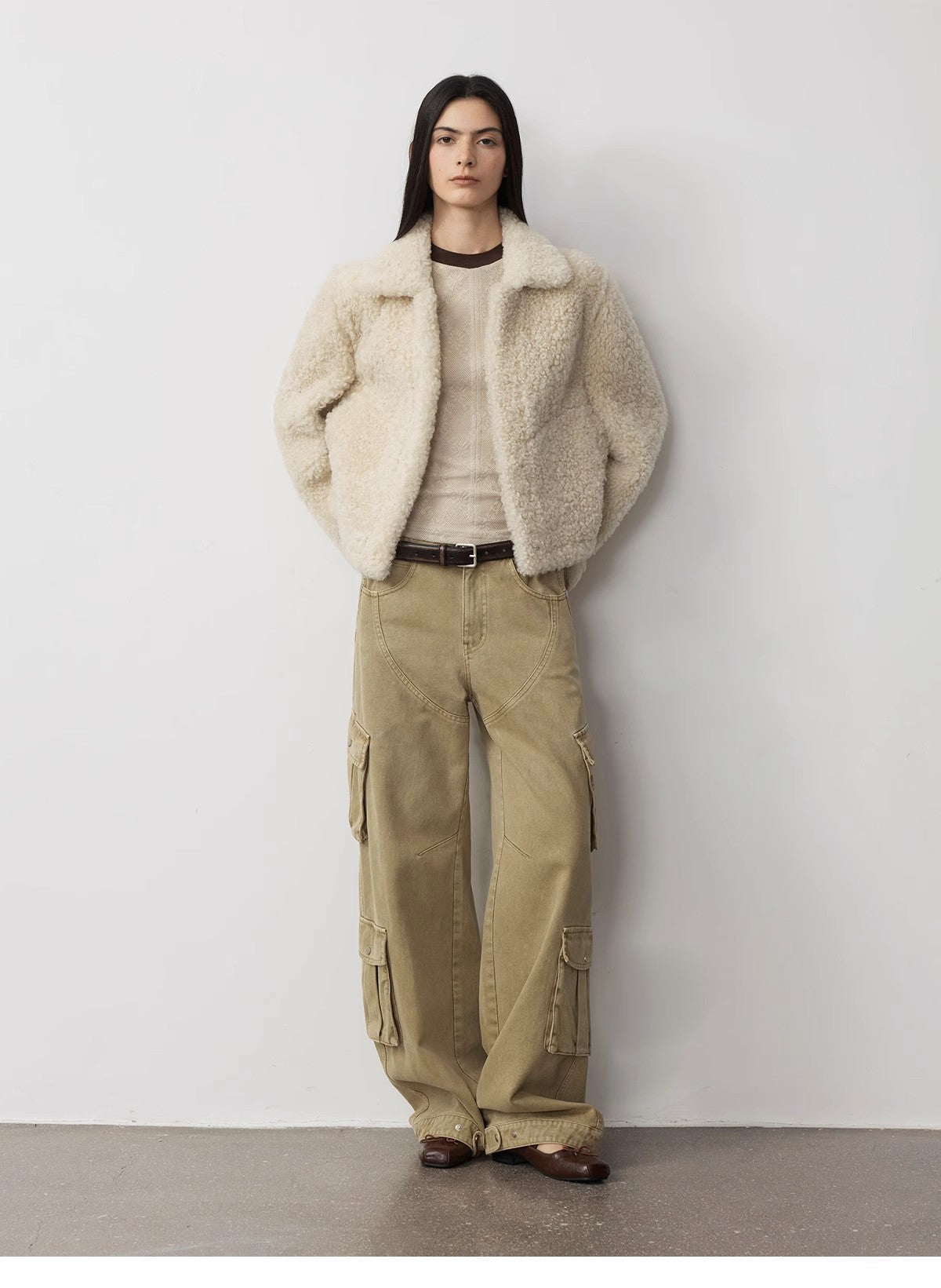 "Nostalgic Wasteland" Heavy Washed Personalized Distressed American Streetwear Large Pocket Cocoon Jeans - NEWYORKLISTED