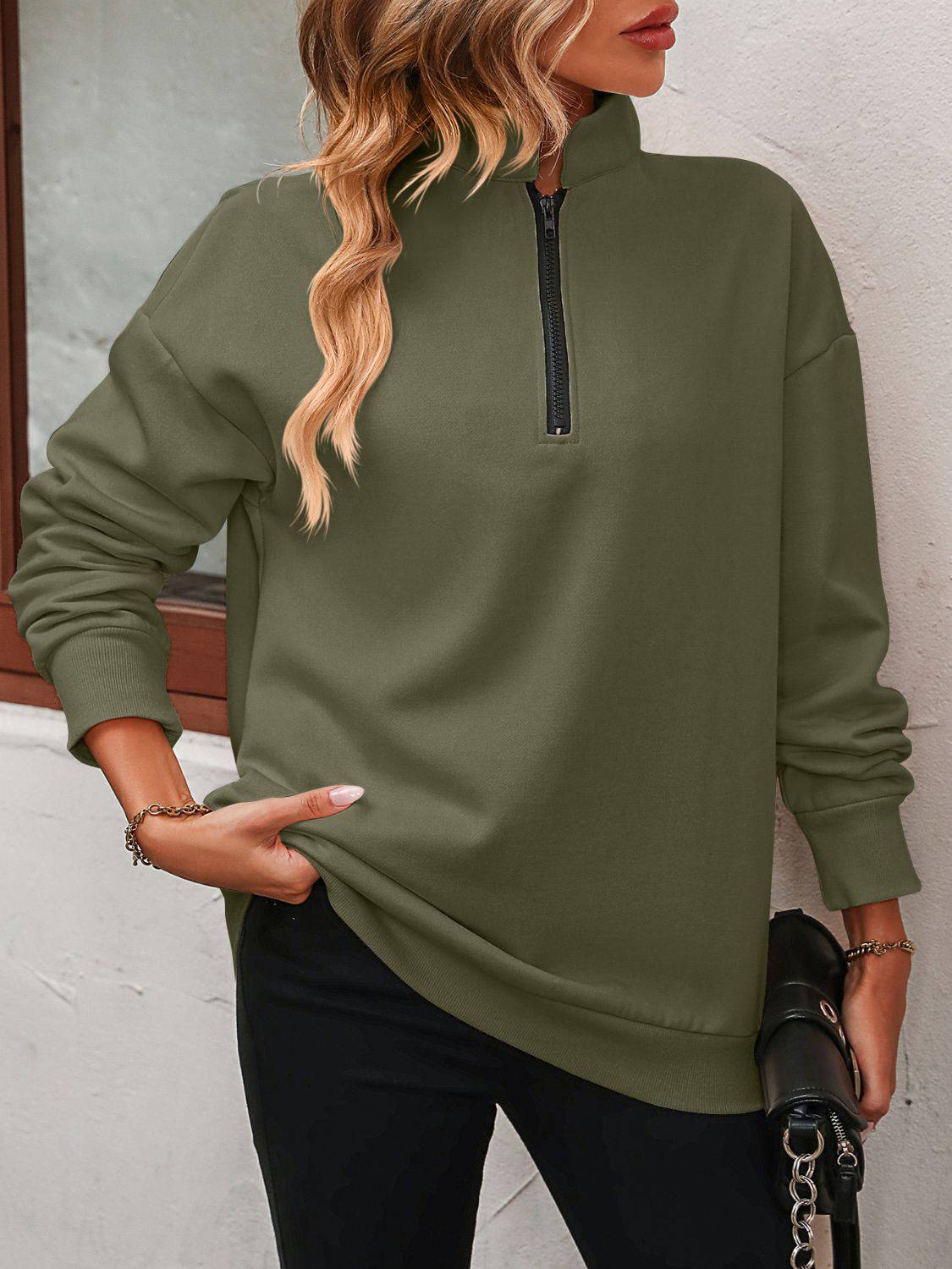 NEWYORKLISTED STYLE COLLECTION: Dropped Shoulder Sweatshirt - NEWYORKLISTED