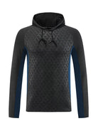 Men’s plus size athletic fit raglan sleeve hoodie from the NEWYORKLISTED ATLAS MEN’S COLLECTION, lightweight cotton stretch hoodie.