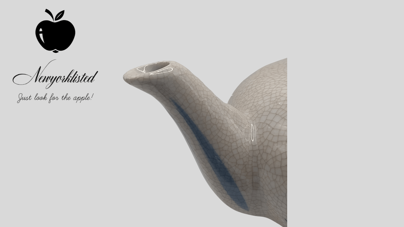 Blue and White Porcelain Teapot – 18th Century Style Replica with Crackle Glaze - NEWYORKLISTED