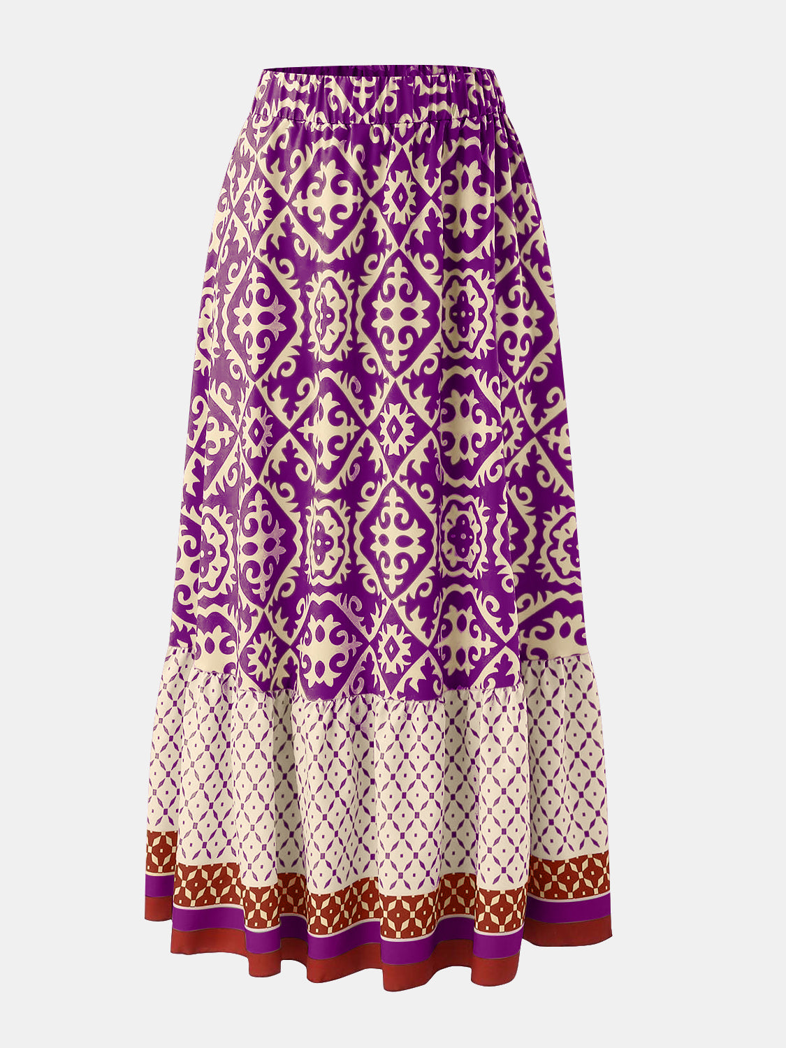 NEWYORKLISTED STYLE COLLECTION:  Maxi Print Skirt - NEWYORKLISTED