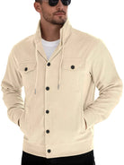 NEWYORKLISTED ATLAS MEN'S COLLECTION – Men's corduroy button-down jacket, product image 9