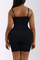 NEWYORKLISTED Intimate Apparel Collection: Black shapewear garment worn by a model on a white background